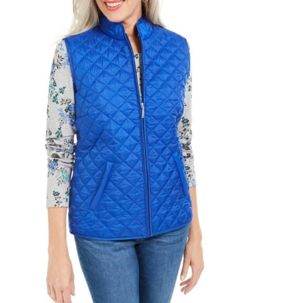 PRICE🔽Karen Scott Quilted Vest